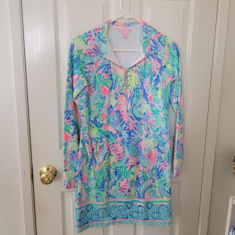 Lilly Pulitzer Popover Dress Mermaids Cove